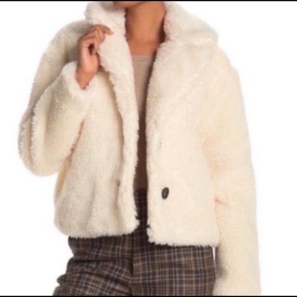Avec Les Filles Faux Fur Coat Size: XL - Picture 1 of 12